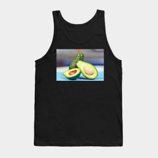 Fresh avocado on a table Tank Top